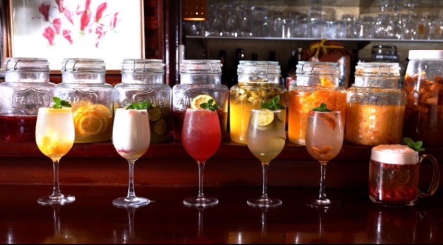 自家製酵素酒（ノンアルコールでも楽しめます）